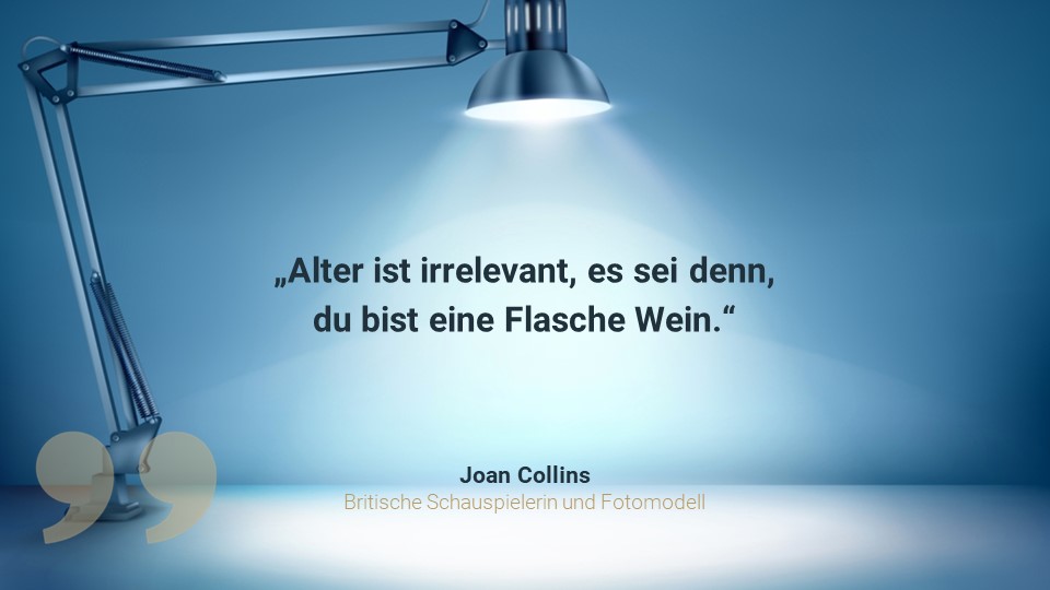 Zitat, Altern, Joan Collins